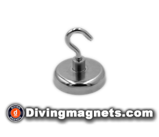 Magnetic Hook - 42mm dia - 75kg Pull