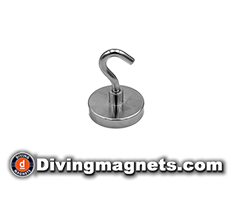Magnetic Hook - 40mm dia - 60kg Pull