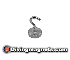 Magnetic Hook - 32mm dia - 40kg Pull