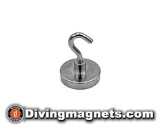 Magnetic Hook - 42mm dia - 75kg Pull