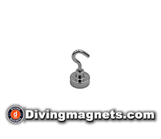 Magnetic Hook - 20mm dia - 15kg Pull