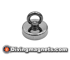 D60 Pot Magnet - 130kg Pull