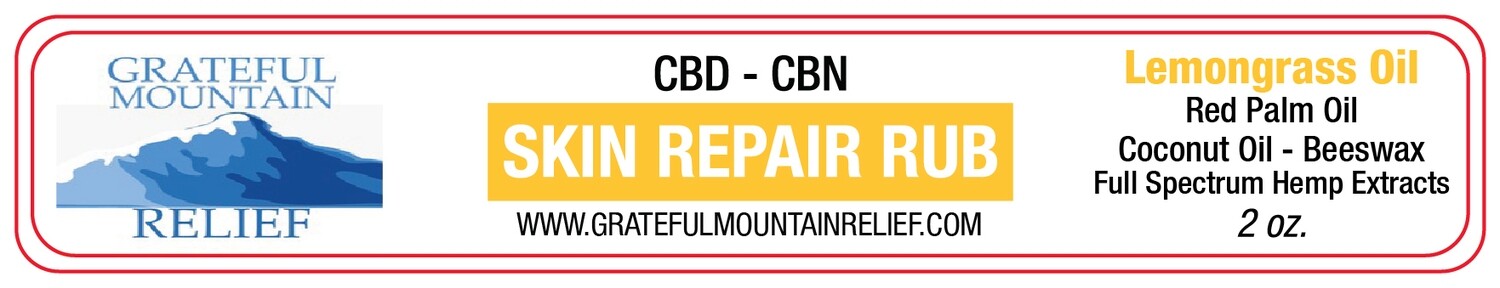 Skin Repair Rub - Lemongrass