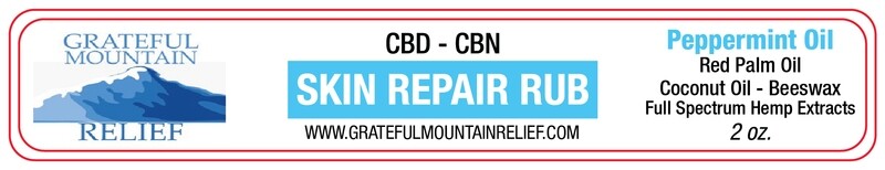 Skin Repair Rub - Peppermint