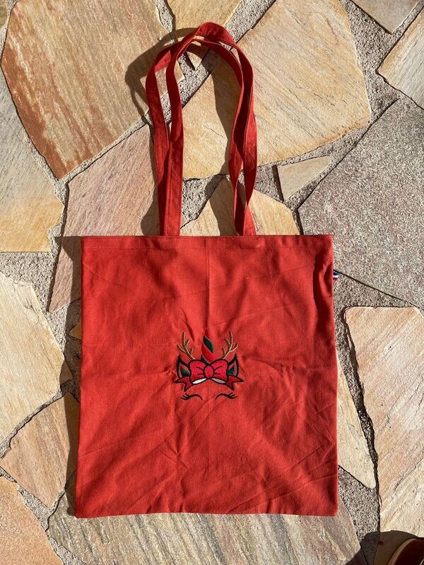 Tote Bag Licorne de Noël