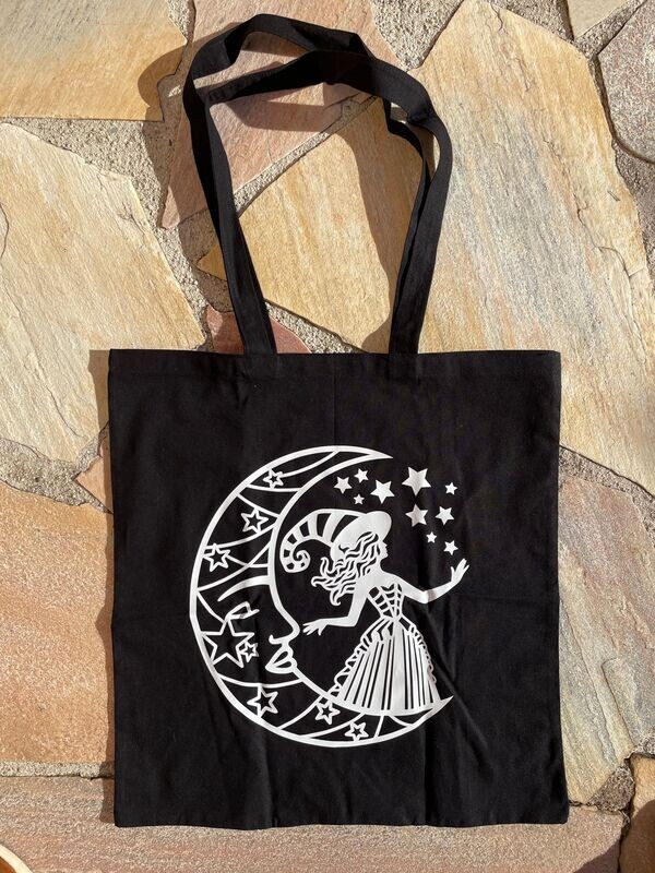 Tote Bag Lune & Sorcière