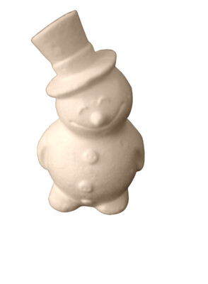 bonhomme de neige en polystyrène