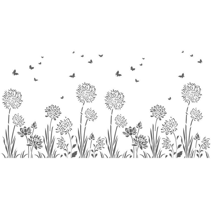 XL Cake Stencil &quot;Breeze&quot;