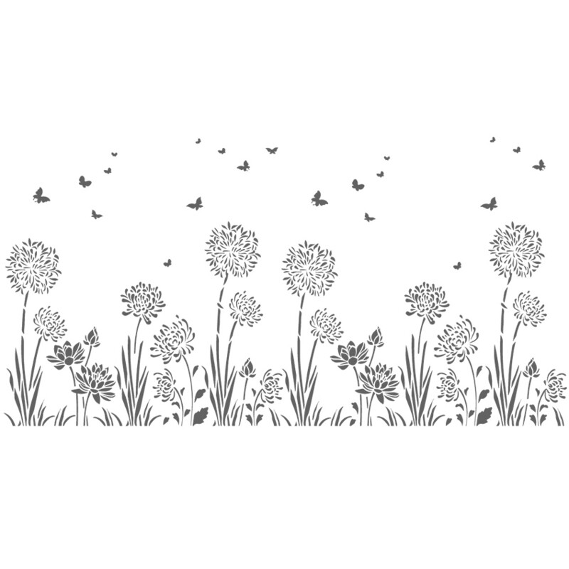 XL Cake Stencil &quot;Breeze&quot;