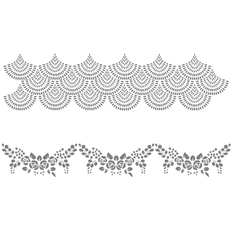 Cake Stencil &quot;Duo Dublin&quot; 2x1