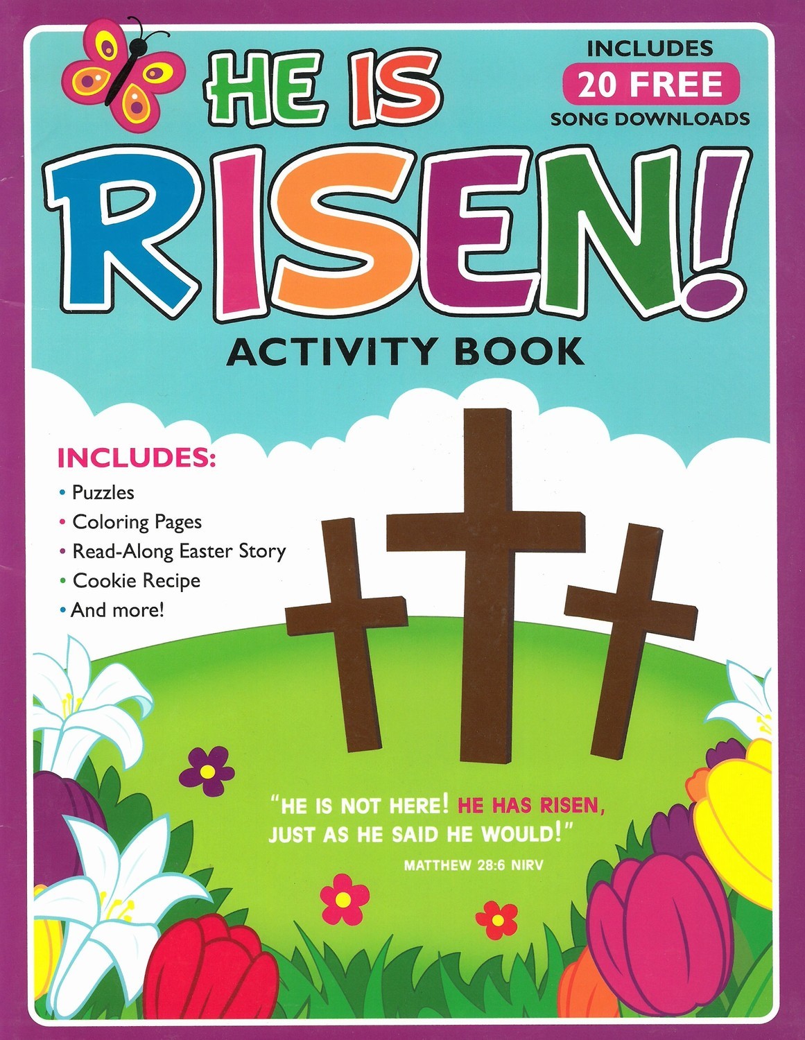 Download He Is Risen Activity Book And Free Album Download I M Learning The Bible Activity