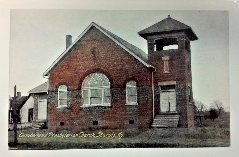 Cumberland Presbyterian Church in Sturgis, Kentucky Post Card