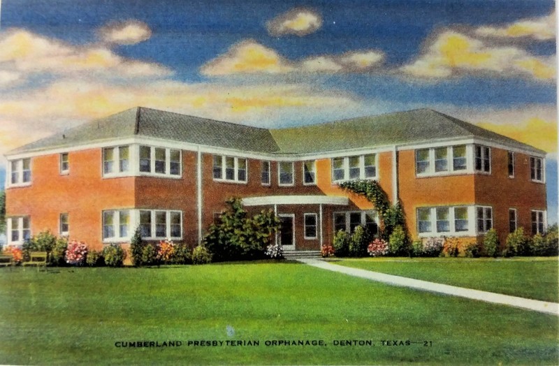 Cumberland Presbyterian Orphanage in Denton Texas Post Card
