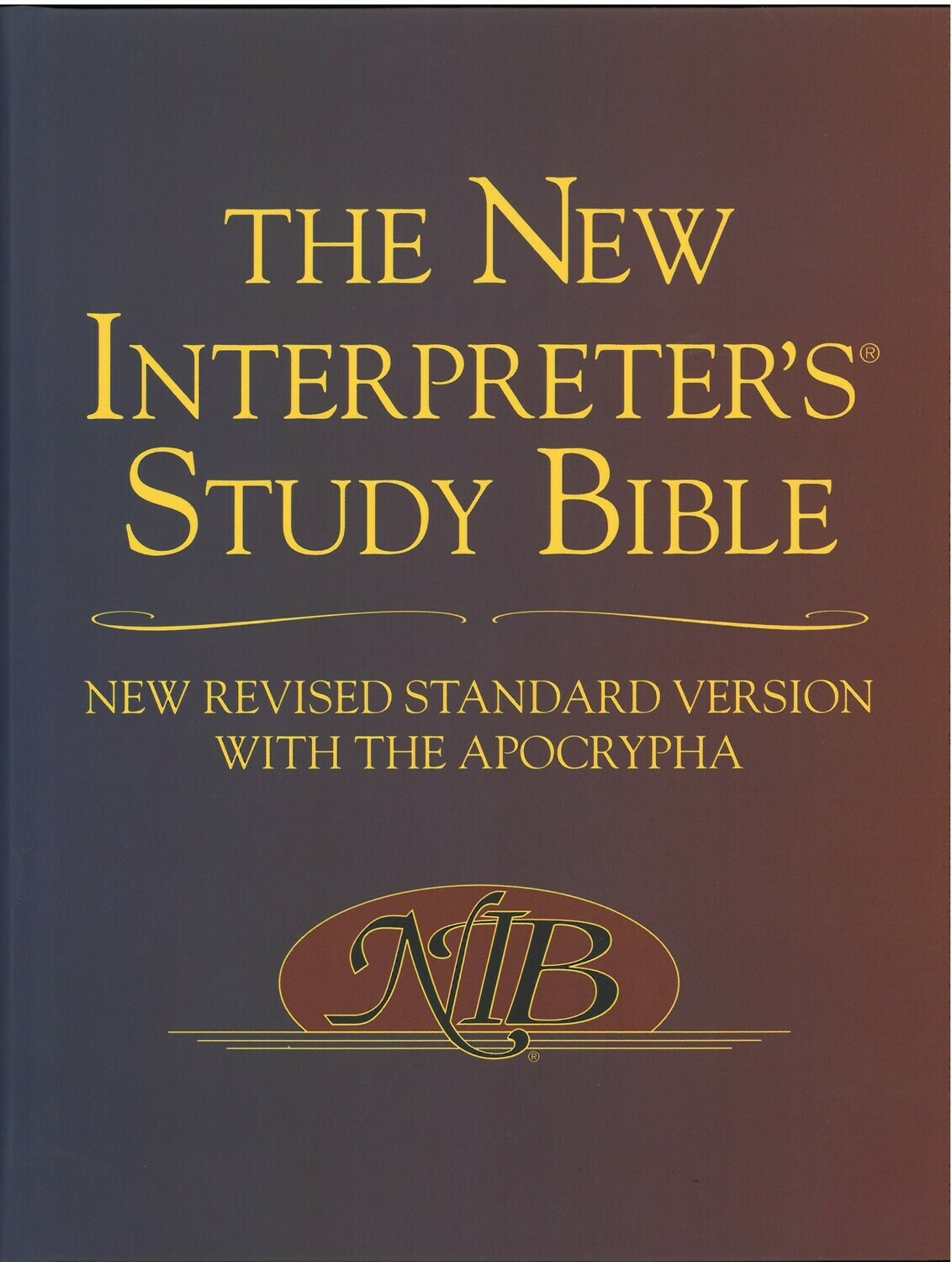 New Interpreter&#39;s Study Bible, The NRSV