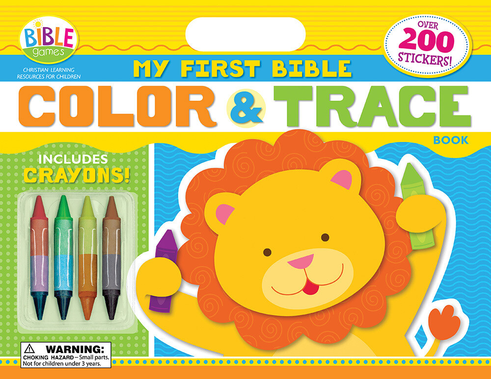 My First Bible Color &amp; Trace Book