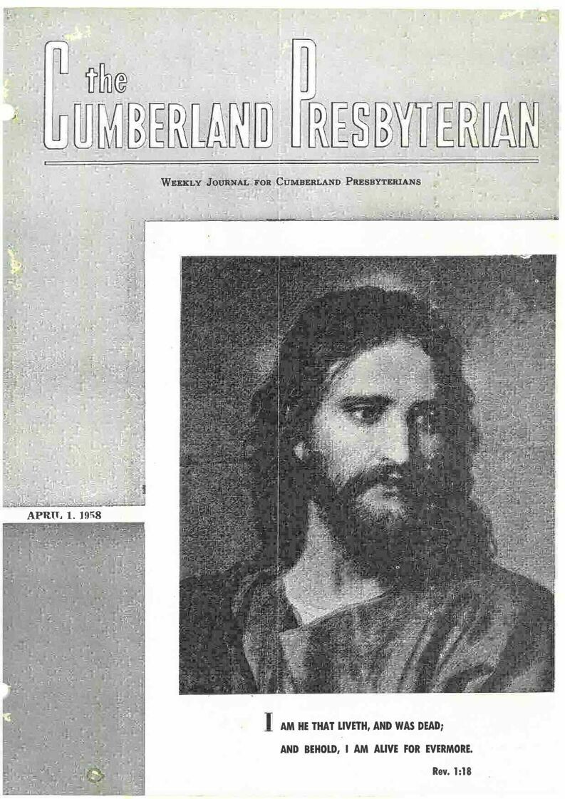 April 1, 1958, Cumberland Presbyterian Magazine download