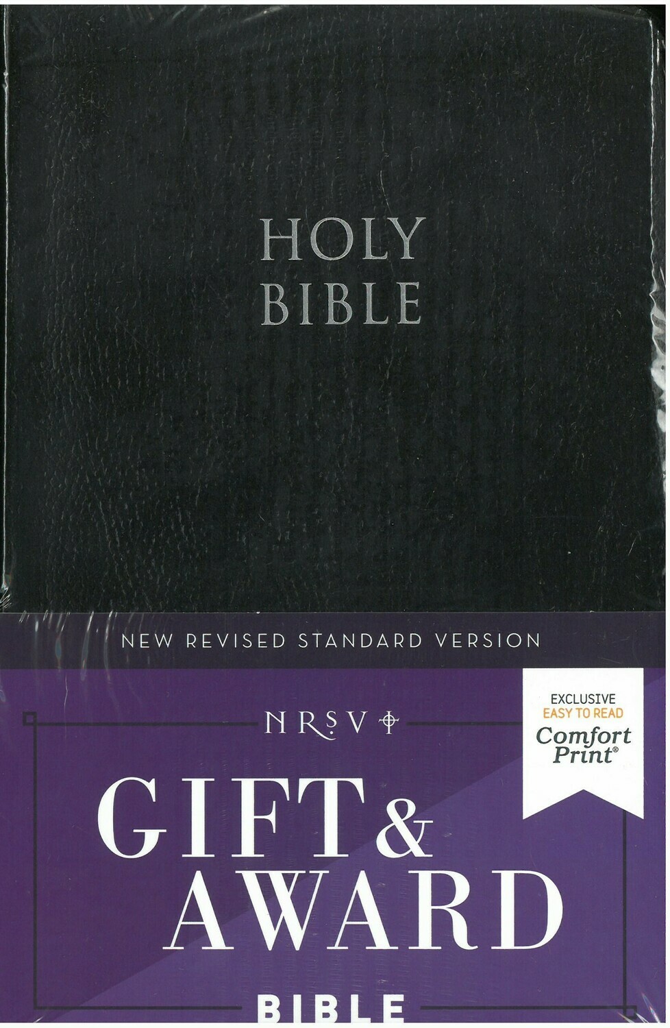 Holy Bible, NRSV, black leather-look cover