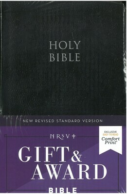 Holy Bible, NRSV, black leather-look cover