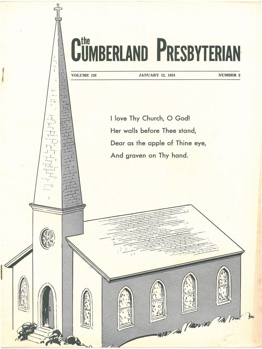 January 12, 1954, Cumberland Presbyterian Magazine reprint