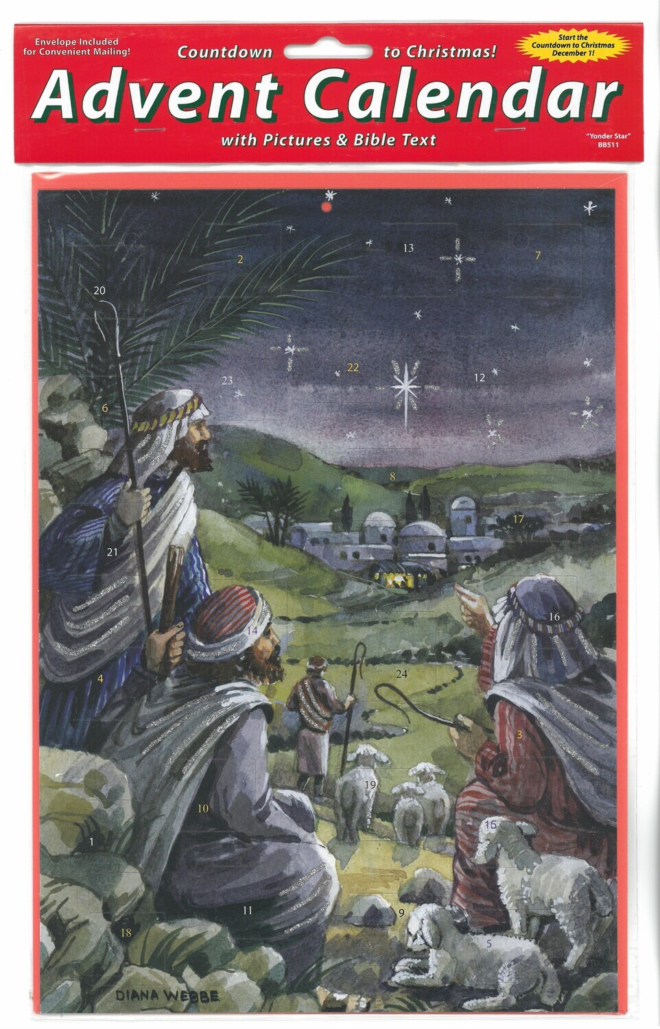 Advent Countdown to Christmas Calendar