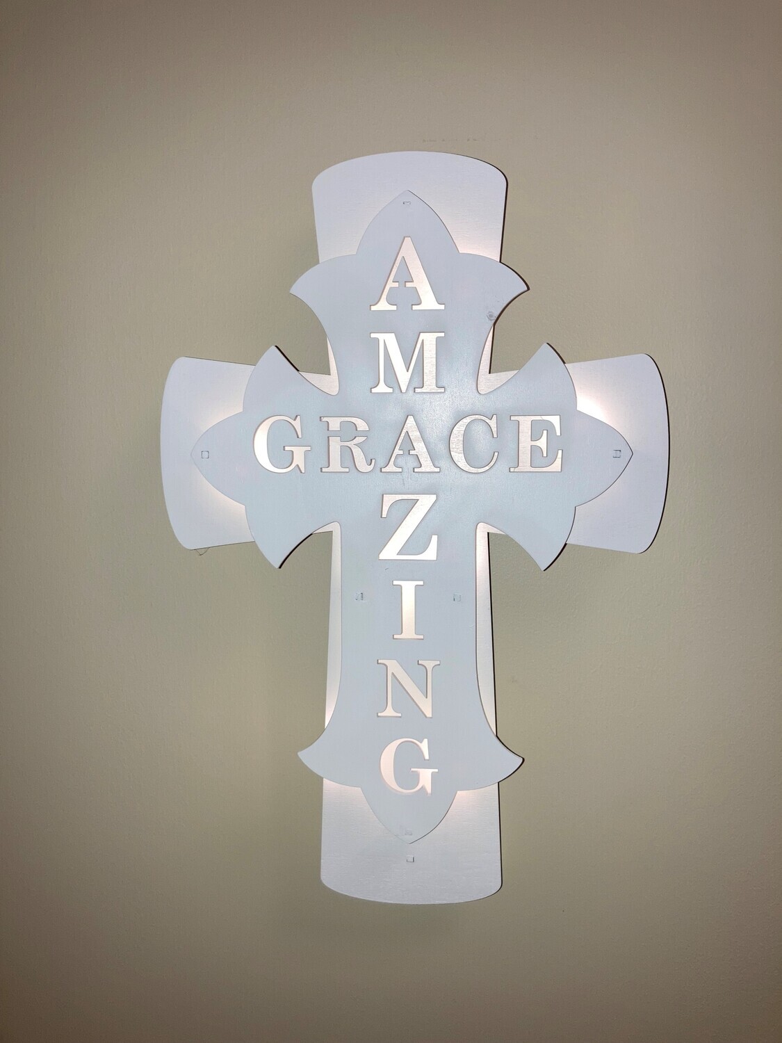 Wall Cross, &quot;Amazing Grace&quot;