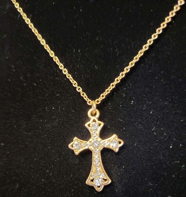 Crystal Cross Necklace