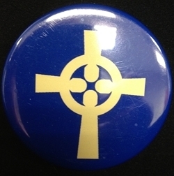 C P Logo Round Magnet