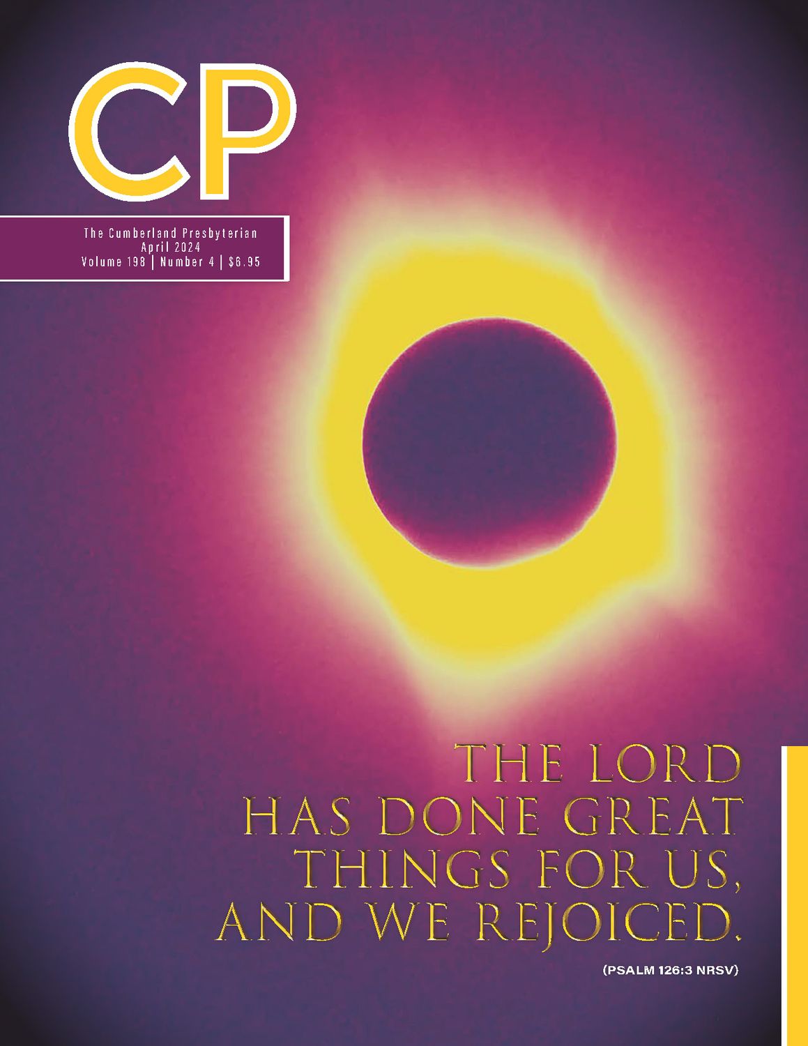 April 2024 Cumberland Presbyterian Magazine Printed Copy