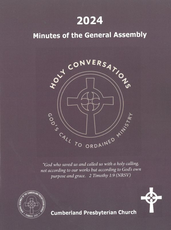 2024 Minutes of the General Assembly of the Cumberland Presbyterian Church