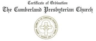 Certificate of Ordination (CPC Minister)