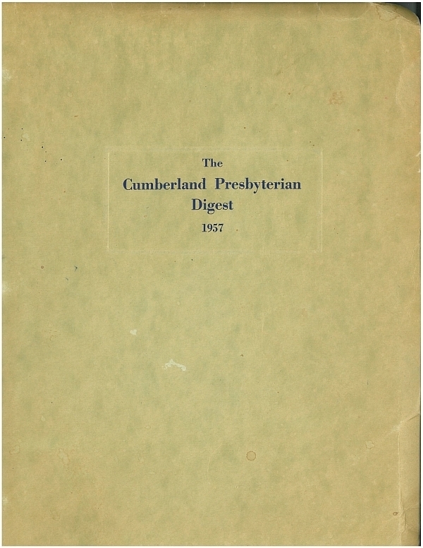 1957 Cumberland Presbyterian Digest