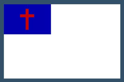 Christian Flag 3 x 5 foot polyester