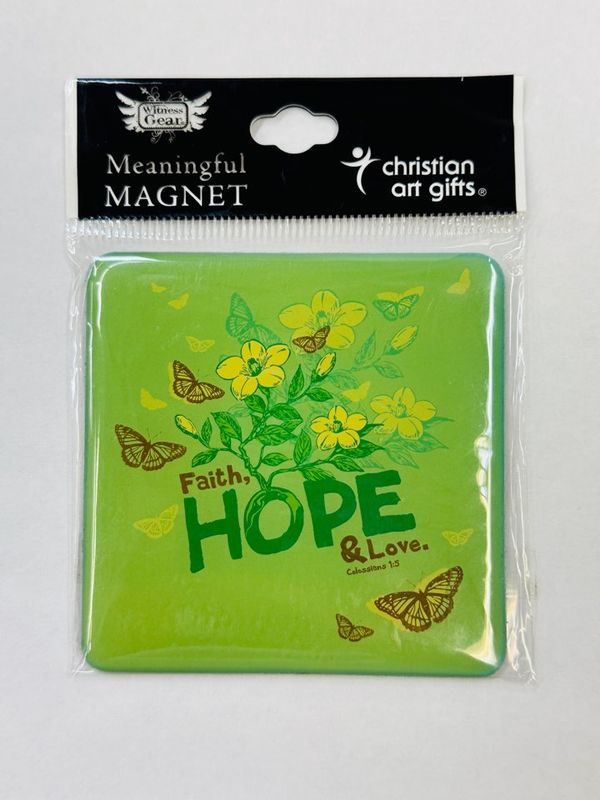 faith hope love magnet