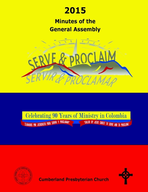 2015 Minutes of the General Assembly of the Cumberland Presbyterian Church