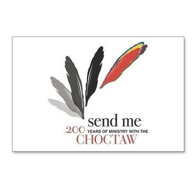 Choctaw Ministry 200 Years Logo Postcard
