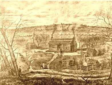 Samuel McAdow Home 1810 - Print
