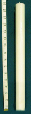 Candle - Short 3 - 7/8 x 16 inches, plain end