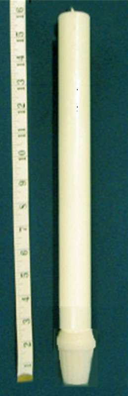 Candle - Short 3 - 7/8 x 16 inches, self fitting end
