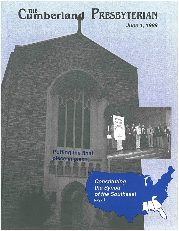 June 1, 1989, Cumberland Presbyterian Magazine