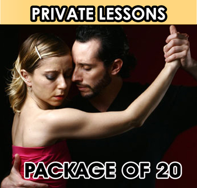 Private Lesson. Package of 20 Lessons