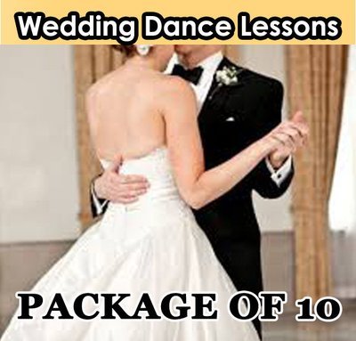Wedding Dance Lesson. Package of 10