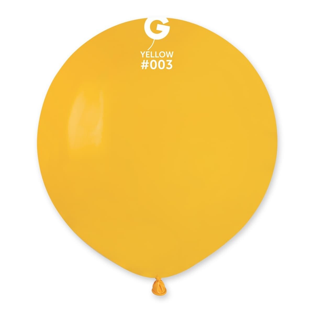 Standard Yellow #003 19in - 25 pieces