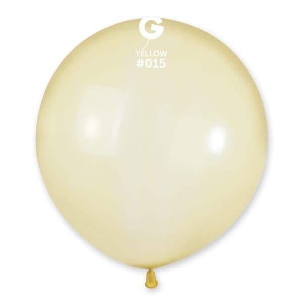 Crystal Yellow #015 19in - 25 pieces