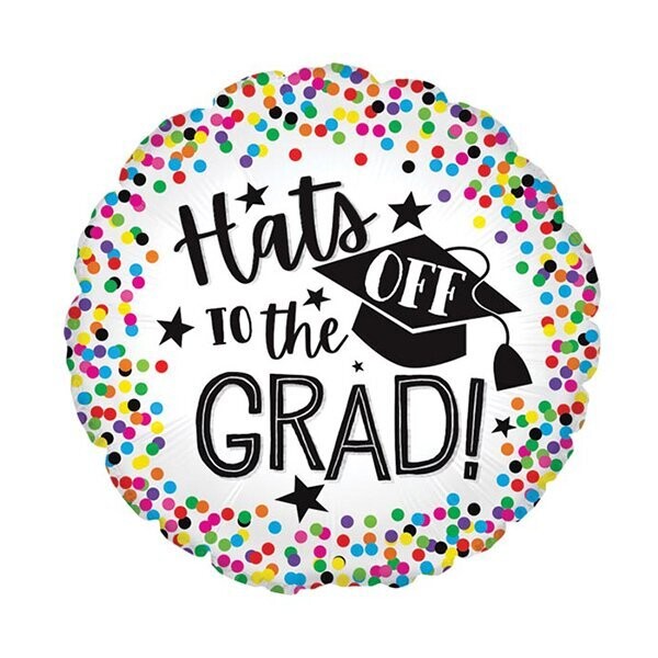 GRA 17" HATS OFF TO THE GRAD
