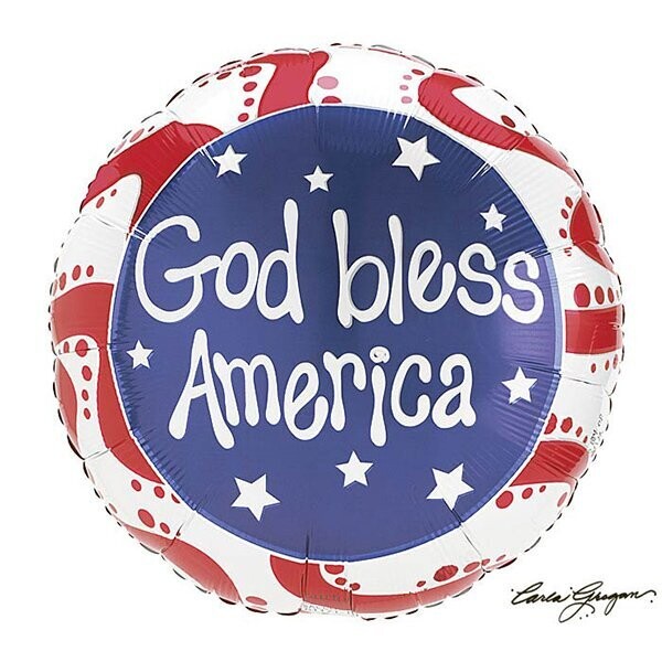 PAT 17" GOD BLESS AMERICA