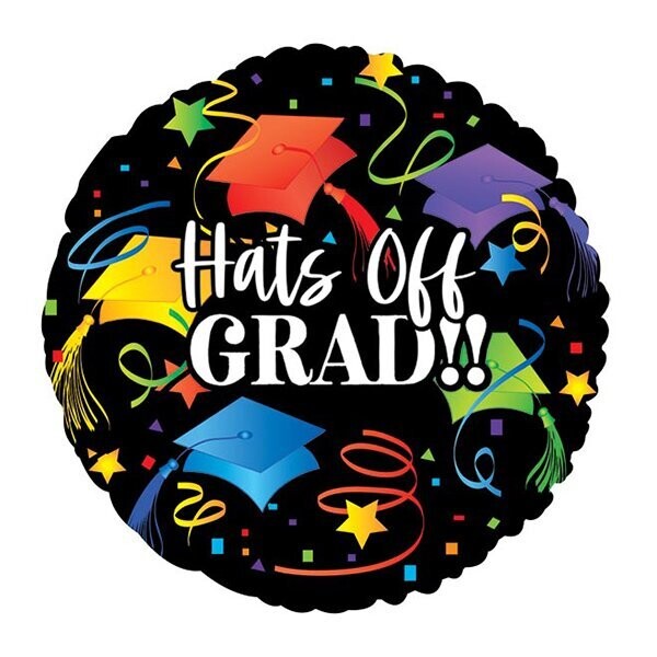 GRA 17" HATS OFF GRAD
