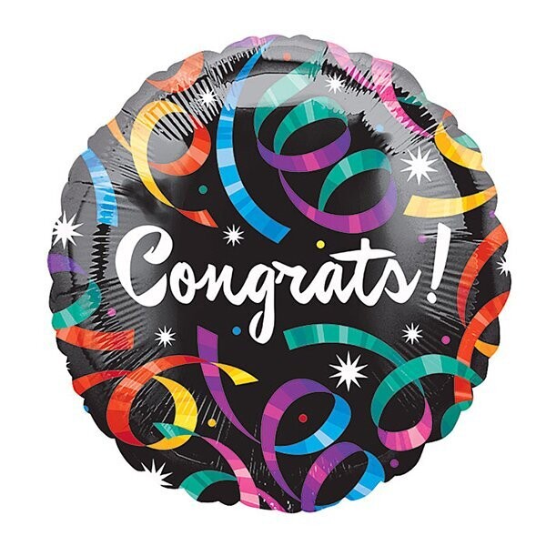 CON 17" CONGRATS STREAMERS ON