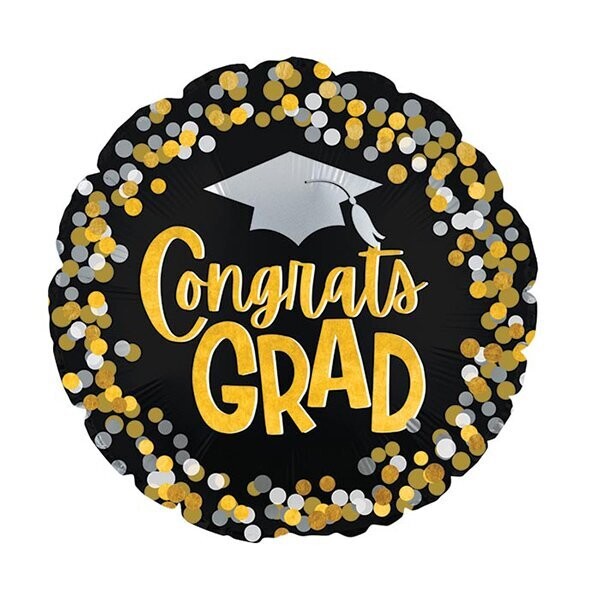 GRA 17" CONGRATS GRAD CONFETTI