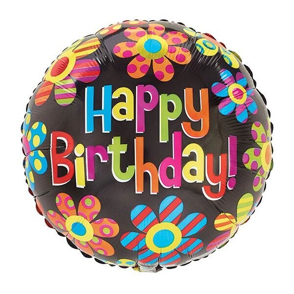 HBD 17" BIRTHDAY PATTERNED