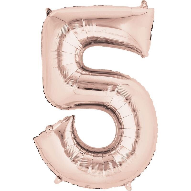 #5 Rose Gold Anagram - 34in